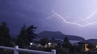 LIGHTNING STORM OVER BURROWS BAY, WA 8-17-2024 (CONDENSED)