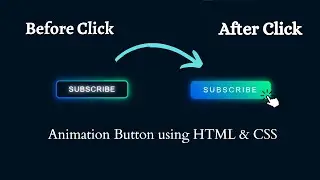 Creating an animated button using HTML and CSS | Animation CSS |