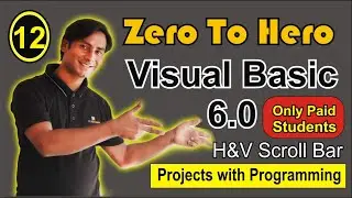 Buy This Course 0307-7646973 how to add a vertical and scrollbar in visual basic Lecture no 12
