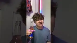 Trying Bubblegum Soda 🫧 #shorts