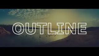 GIMP | Outlined Text