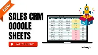 Sales CRM Google Sheet | Lead Tracking in Google Sheets | How to Manage Leads using Google Sheets