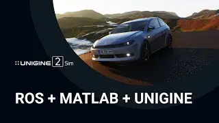 MATLAB + UNIGINE Integration via ROS bridge (ADAS simulation example)