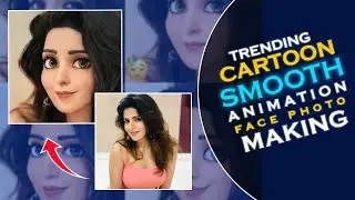 How to make trending cartoon animation photo making in voila in tamil| Azhagi Artz |