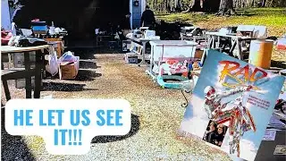 WHATS THE GO PRO FOR?  YOU WONT BELIEVE WHAT HE SHOWED ME ON CAMERA AT THIS YARD SALE!!!
