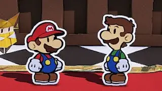 Mario Saves Luigi - Paper Mario: The Origami King