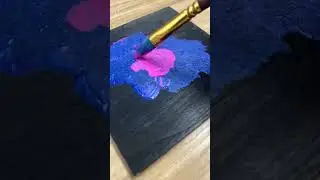 How To Make A Supernova In Less Than 60 Seconds | Satisfying | Acrylic technique | Step by Step