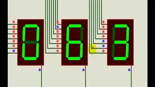 Seven Segment Display in Proteus Software by Using IC 4026 ; 2020