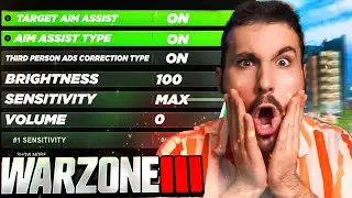 BEST SETTINGS FOR WARZONE! 7KD - 1200+ WINS! [Warzone/MW3 Controller, Graphics, Audio]