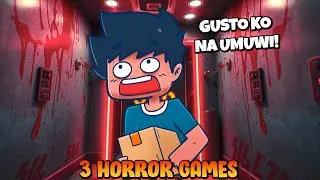 AYOKO NA SUMAKAY NG ELEVATOR | ROBLOX | 3 Horror Games