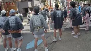 深川神明宮　例大祭　勇壮な水掛け祭　町内神輿渡御　2024/08/18  d6