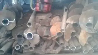 Коп чермета около ферм.Продолжение.