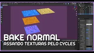 BAKE NORMAL / ASSANDO TEXTURAS PELO CYCLES
