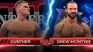 Gunther VS Drew McIntyre-Tournament Quarterfinals for the World Heavyweight Championship