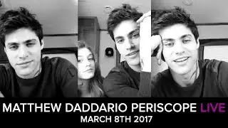 Matthew Daddario live on Periscope on March 8, 2017. #ShadowhuntersLoveChat2