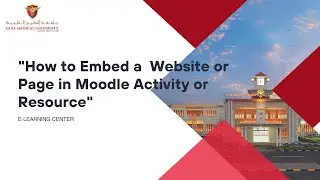 How to Embed a Website or Page in Moodle Activity or Resource