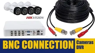 BNC to CCTV Cable Connection | DC Connector | BNC Cable Connection