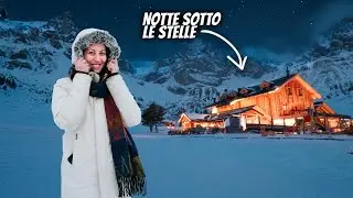 Una NOTTE incredibile a 2000 mt nel cuore delle DOLOMITI 🏔️