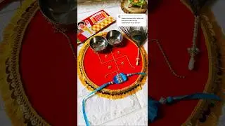 Rakhi Thali😍😍😍🥺❤️❤️ #shorts #rakshabandhan #diy