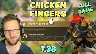 CHICKEN FINGERS SHAMAN?! DOTA 7.38 (FULL GAME)