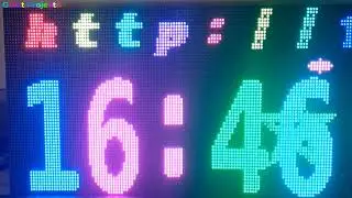P3 Matrix 128x64 Esp32 DHT22 DHT11 RTC DS1307 SD CARD UTFT Fonts