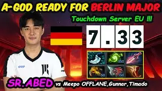 Abed READY FOR #BERLINMAJOR 2023 - Vs Meepo OFFLANE Timado Mooz Gunnar Dota 2 Server EU Ranked 7.33