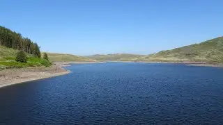 Borth Beach to Nant-y-moch Reservoir then cross country to Hidcote in our VW Camper Van,  May 2025.