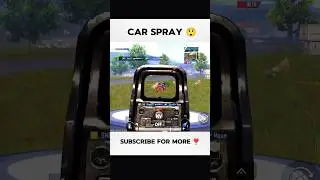 running car spray 😲 bgmi @GmrAtanuYT