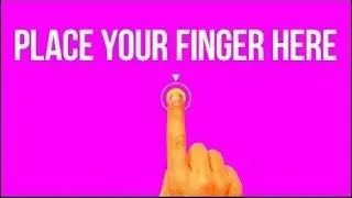 Something you can do with your finger!