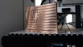 Cardone 10X Flag with 3D Contouring made on the i2R #CNC B.24