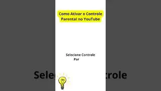 Como Ativar o Controle Parental no YouTube