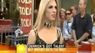 Derrick Barry as Britney Spears on The Today Show 9.2.08
