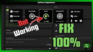 Nvidia GeForce Experience Shadowplay IN GAME OVERLAY fix not working or stop working Win11 2023