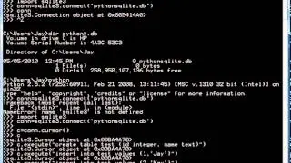 Sqlite with Python