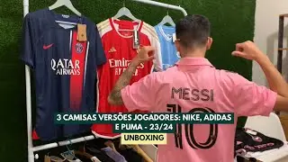 UNBOXING TAILANDESAS 1:1 - VERSÕES JOGADORES PSG I, ARSENAL I E MANCHESTER CITY - 23/24