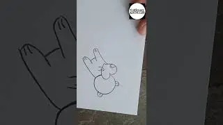 Easy Drawing ❤️ #shorts #shortsfeed #youtubeshorts #drawing #art