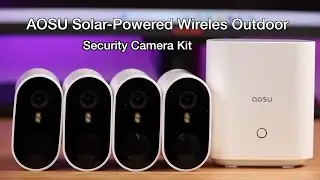 Easy Setup: How to Install aosu SolarCam System Pro 4-Camera Outdoor Kit