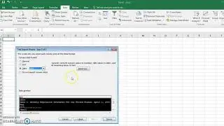 Importing Data into Excel