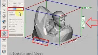 Rotate and adjust Size before 3D-printing