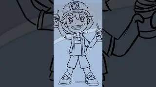 Grimace Shake 3 // Pokemon Animated Meme #Shorts #tiktok #viral #funny #meme #trending #fyp