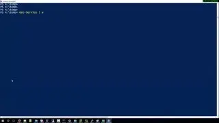 Get All Running Services in Powershell