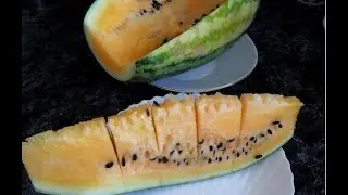 🔴 ЖЕЛТЫЙ арбуз КАКОЙ НА ВКУС ? пробуем