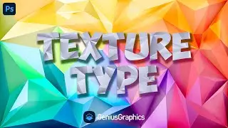 How to add texture on text in Photoshop