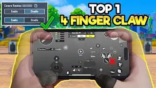How To Get The Best 4 Finger Claw Control Setting | BGMI & PUBG MOBILE