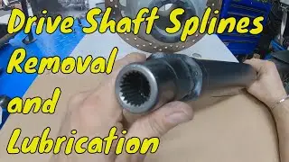 2017 BMW R1200 GS Motorcycle Drive Shaft & Splines Lube