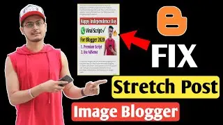 How To Customize Blogger Image | Fix Blogger Image | Stretch Images In Blogger 2020