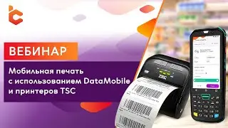 Вебинар «Мобильная печать с использованием DataMobile и принтеров TSC»