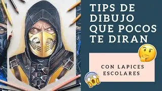 Trucos para colorear mejor /como pintar texturas con lápices de colores
