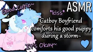 Furry ASMR 💙 Boyfriend Comforts his Good Puppy~ [Affirmations][Headpats][Kisses]