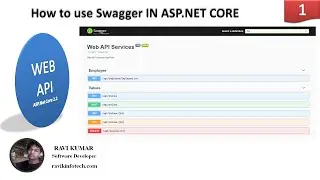#1 How to Use Swagger in ASP.NET CORE WEB API || .NET CORE 2.2 || HINDI